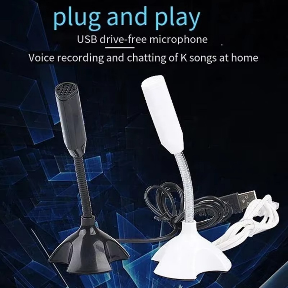 Streaming Mic Condenser - High Quality Adjustable Professional USB Microphone