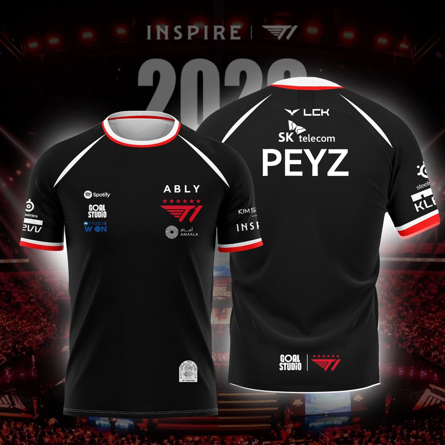 Esports Gaming Shirts - 2026 NEW T1 ESPORTS TEAM JERSEY