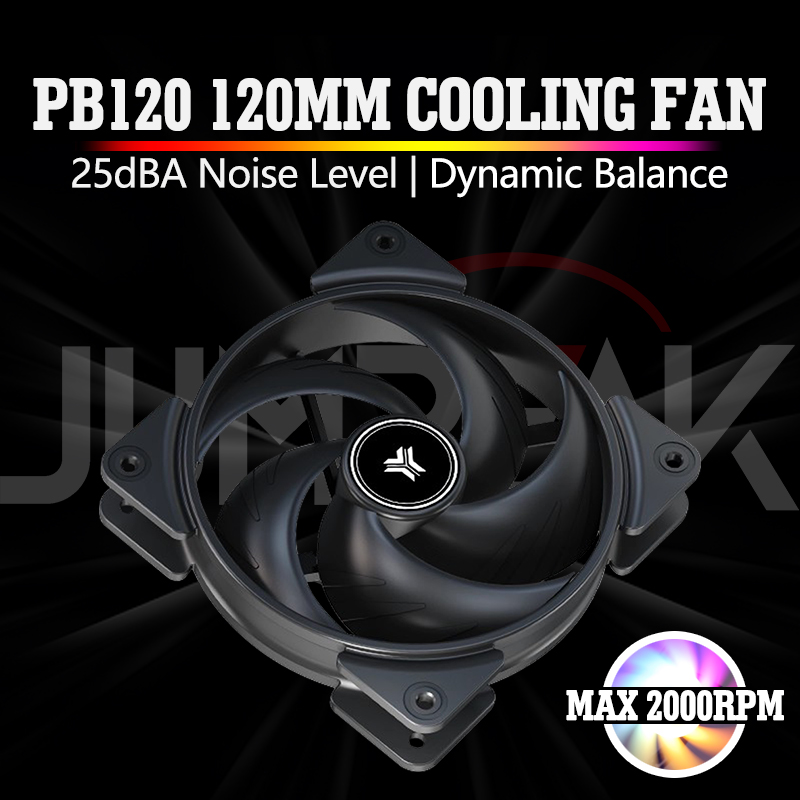 Esports Gaming Fan - JUMPEAK PB120 120mm Cooling Fan Quiet