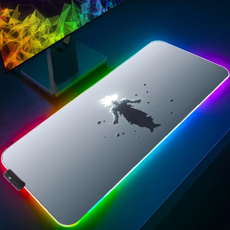 Esports Gaming Keyboard - RGB Mouse Pad Dragon Ball Z