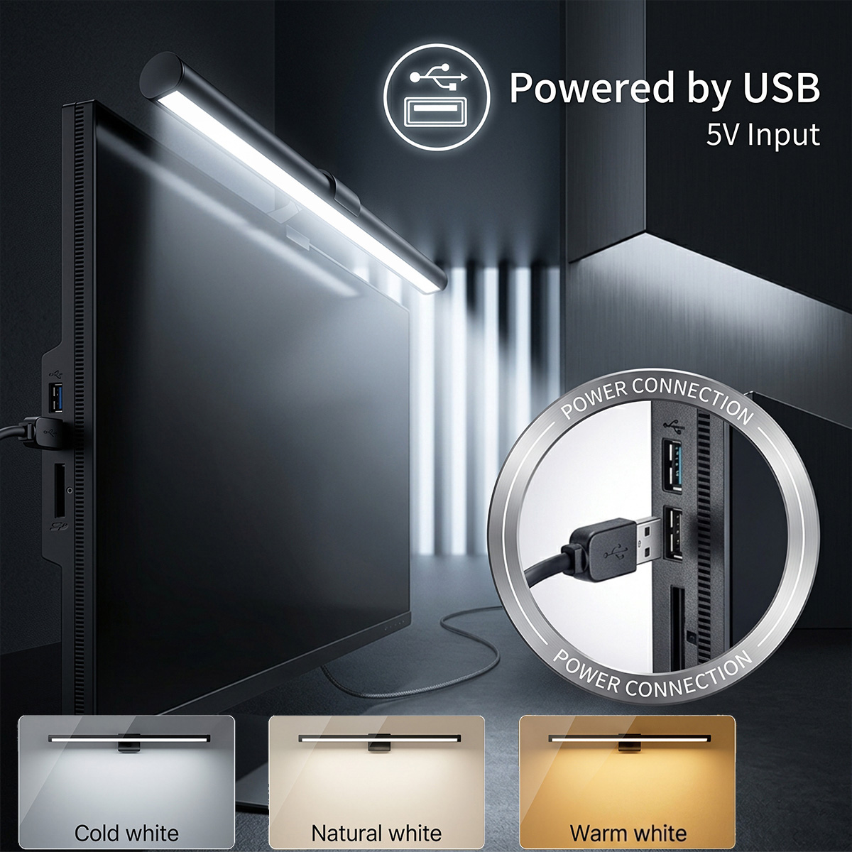 USB Powered LED Computer Scree – Esports Gaming Desk recenzja i cena