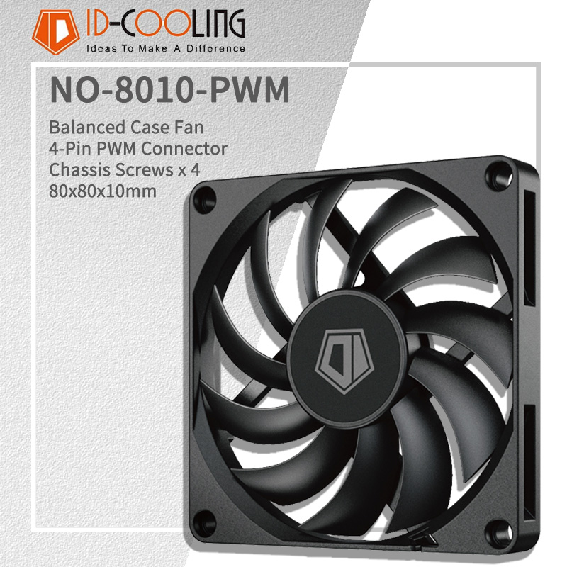 ID-COOLING NO-8010-PWM 80MM PC – Esports Gaming Fan recenzja i cena