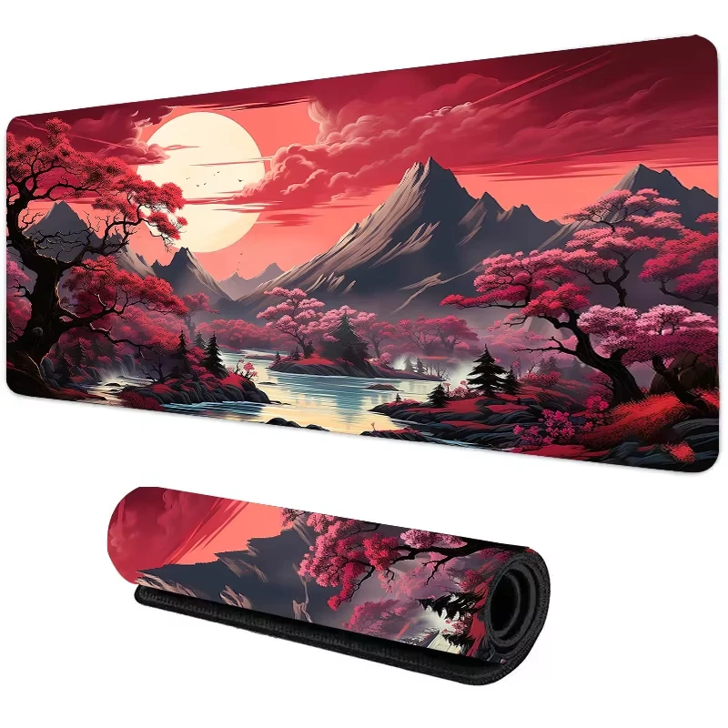 Sunset Mountain View Silicone  – Esports Gaming Desk recenzja i cena