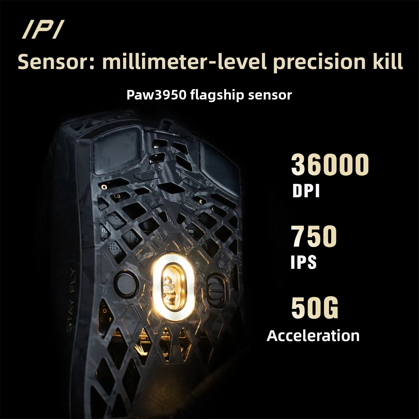 IPI STAY FLY Dual 8K PAW3950 M – Gaming Esports Esports recenzja i cena