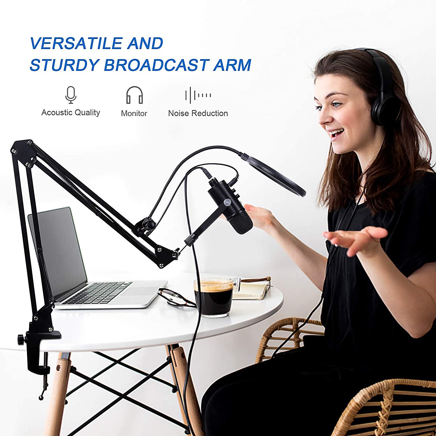 BM86 USB Condenser Microphone  – Streaming Mic Condenser recenzja i cena