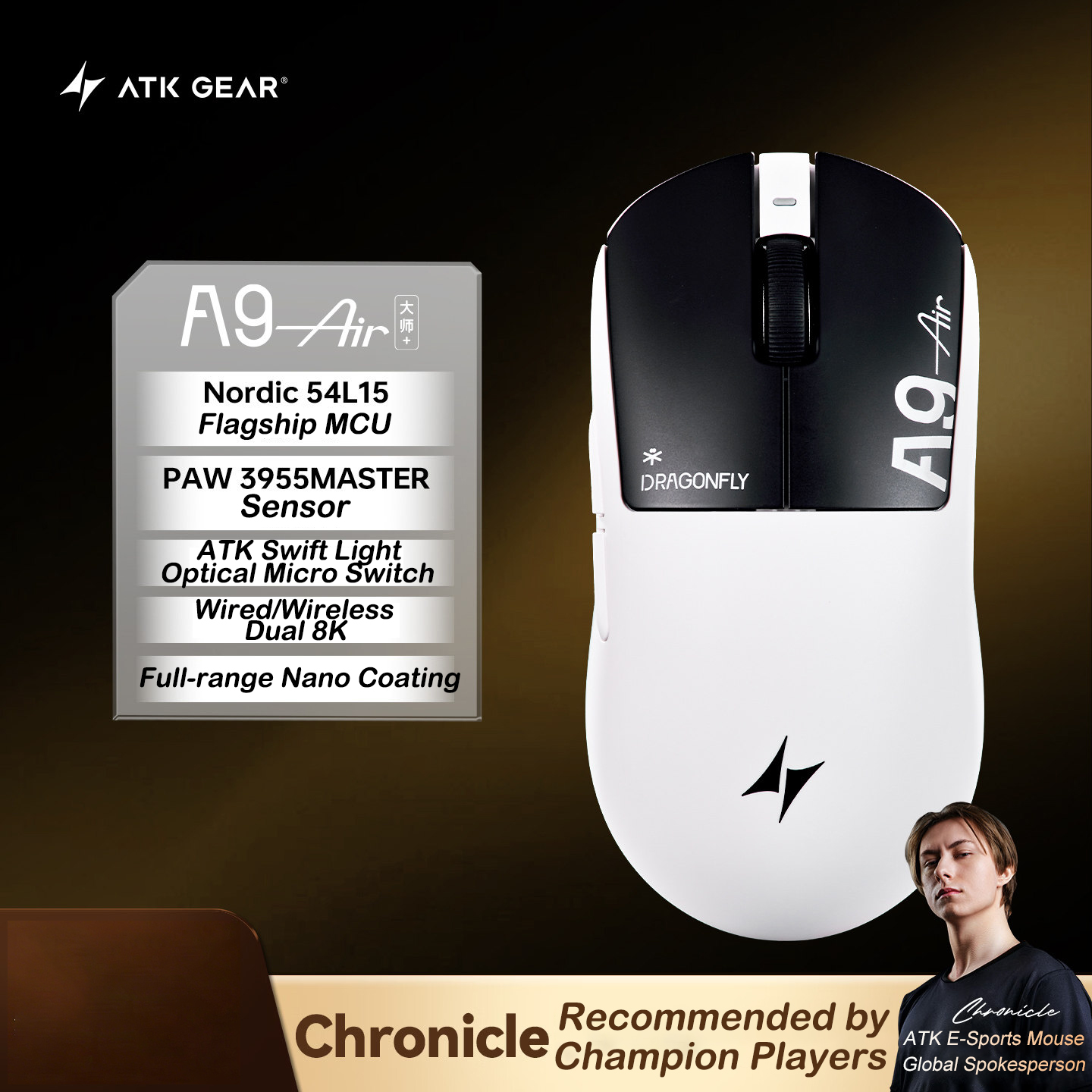 ATK A9 Air Ultimate Plus Gamin – Ultimate Esports Gaming recenzja i cena