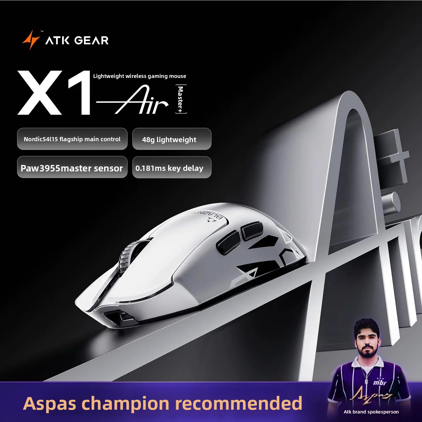 ATK X1AIR Ultimate Plus PAW395 – Ultimate Esports Gaming recenzja i cena