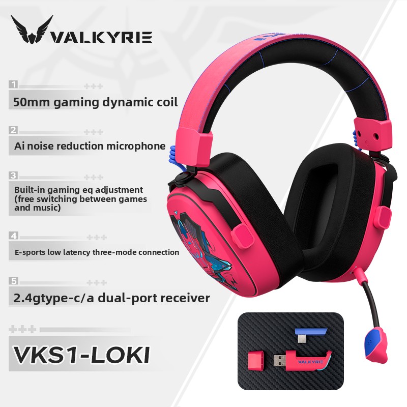 VALKYRIE VKS1 Gaming Headphone – Esports Gaming Phone recenzja i cena