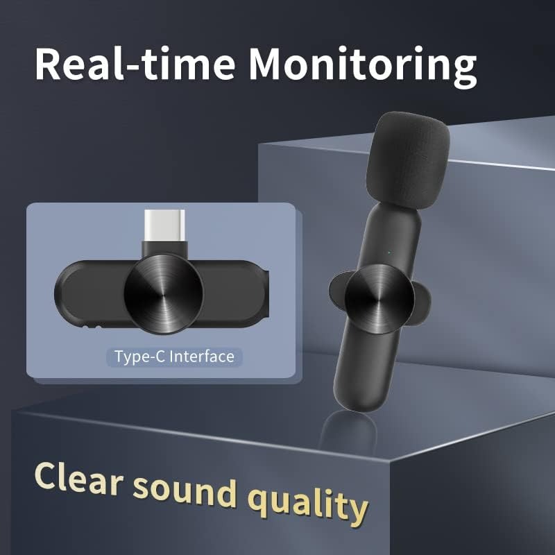 Wireless Lavalier Microphone f – Streaming Mic Condenser recenzja i cena