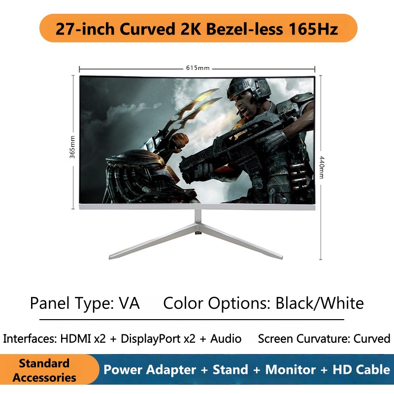 27 Inch 2K Curved Gaming Monit – Gaming X Esports recenzja i cena