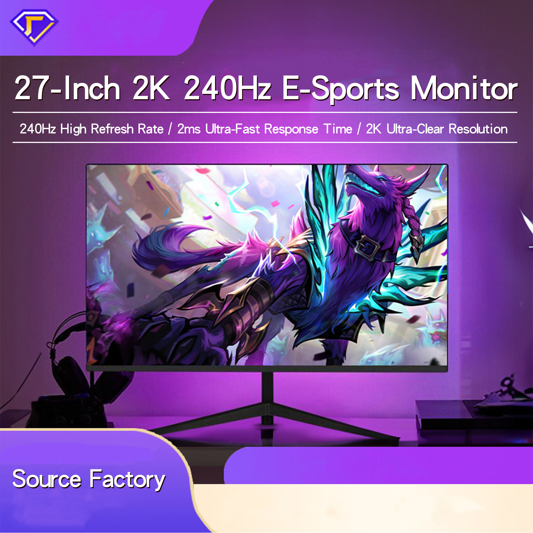 27 Inch 2K Curved Gaming Monit – Gaming X Esports recenzja i cena