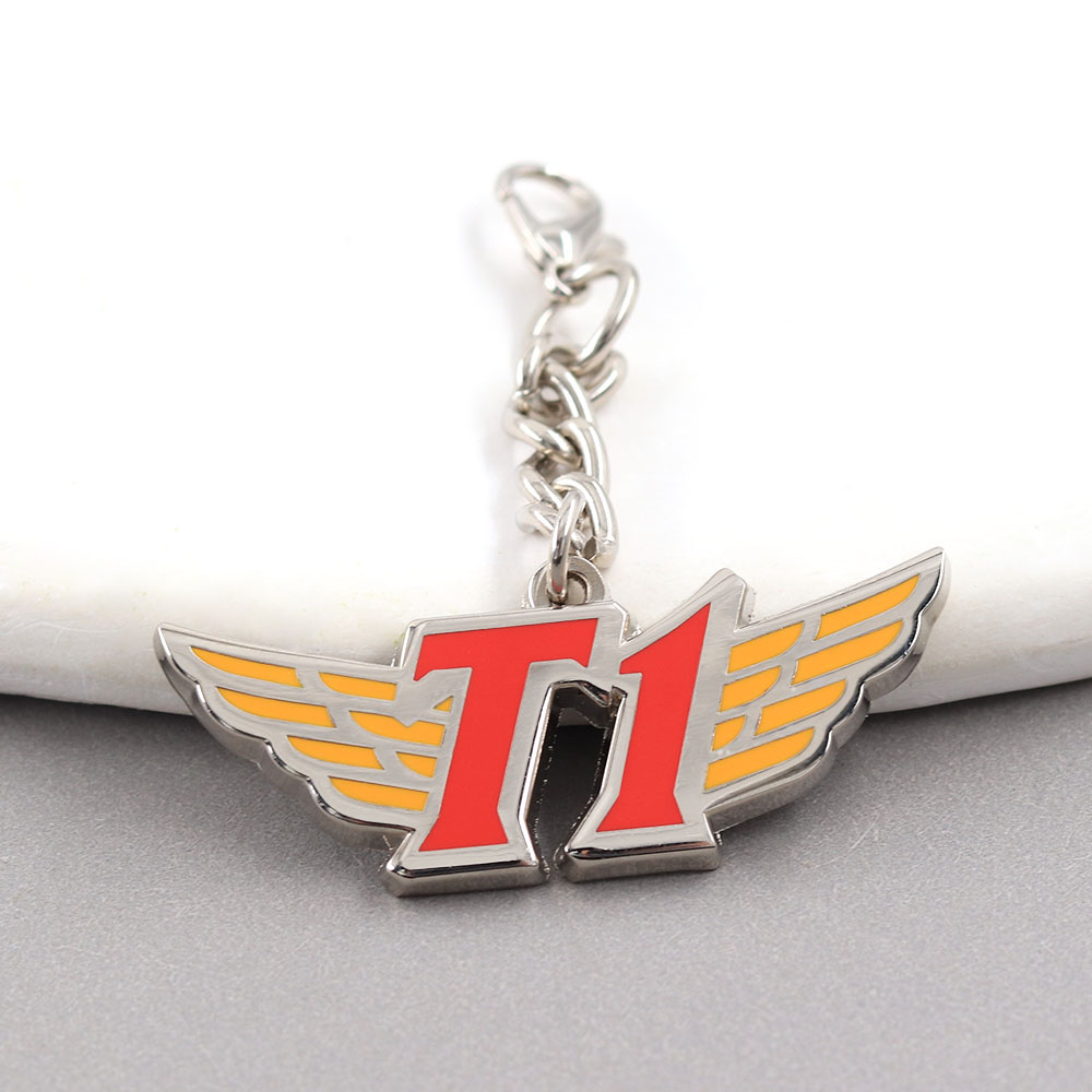 T1 Team Logo Metal Keychain En – Esports Gaming Logo recenzja i cena
