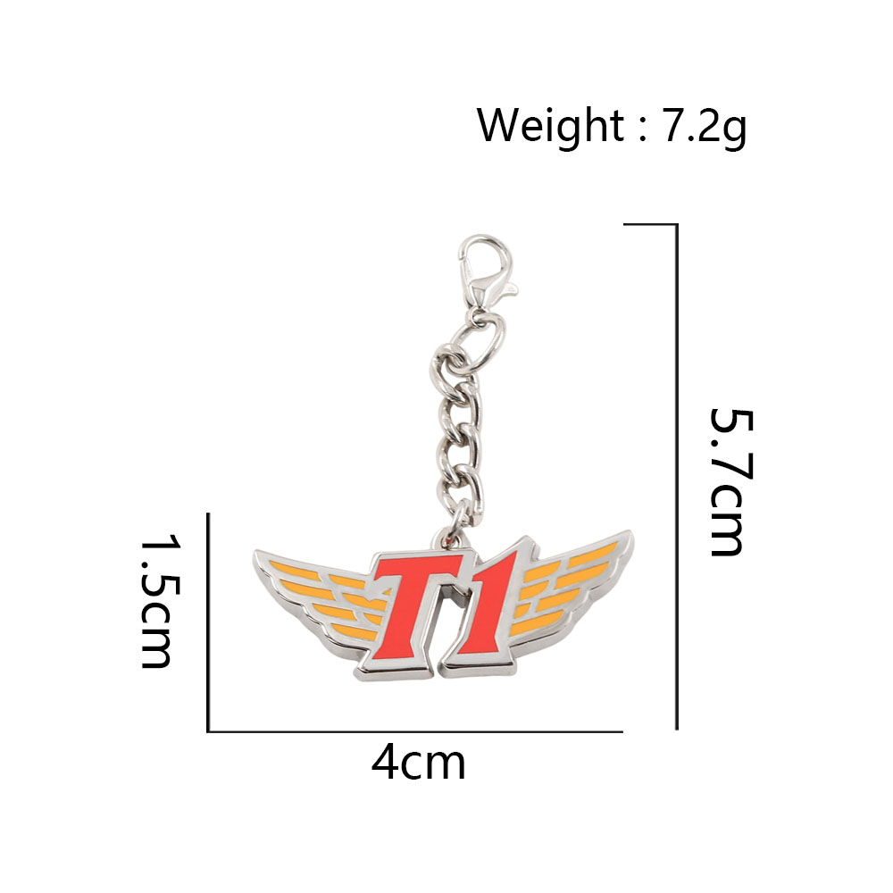 T1 Team Logo Metal Keychain En – Esports Gaming Logo recenzja i cena