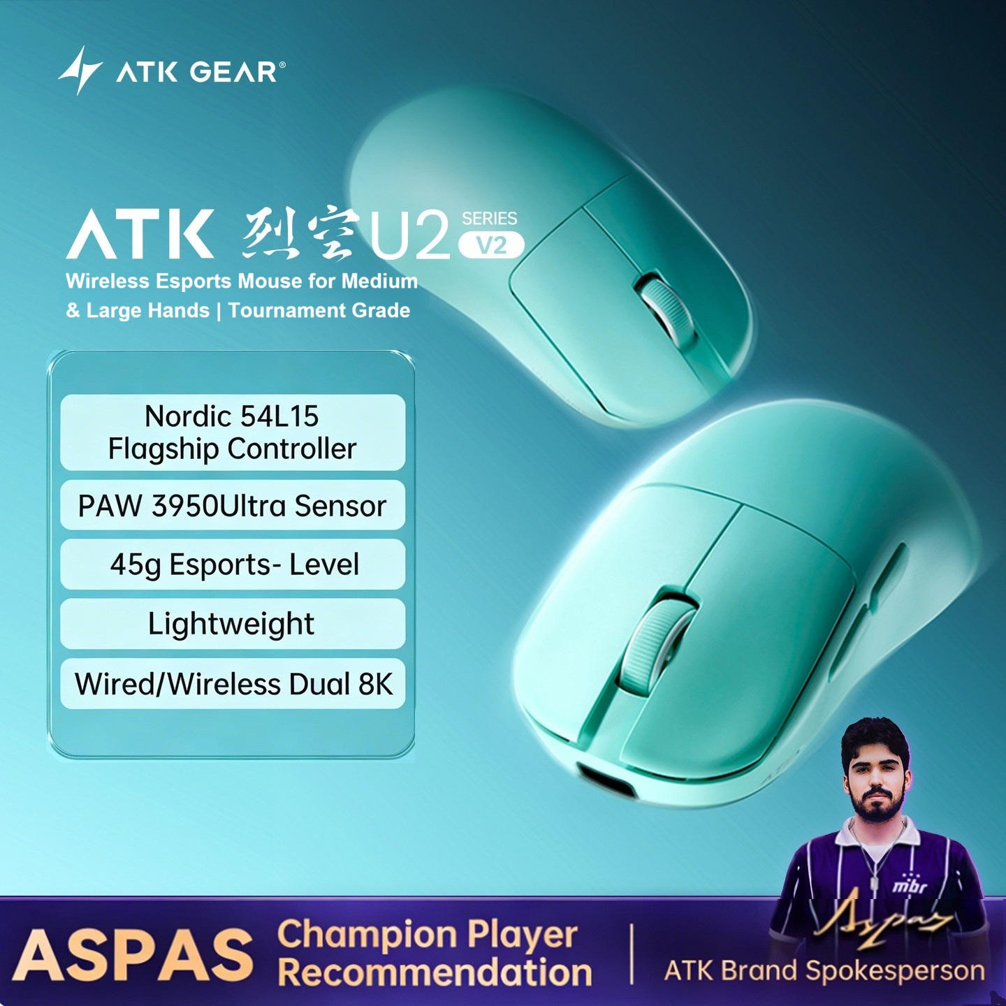 NEW ATK Blazing Sky U2 V2 Ulti – Ultimate Esports Gaming recenzja i cena