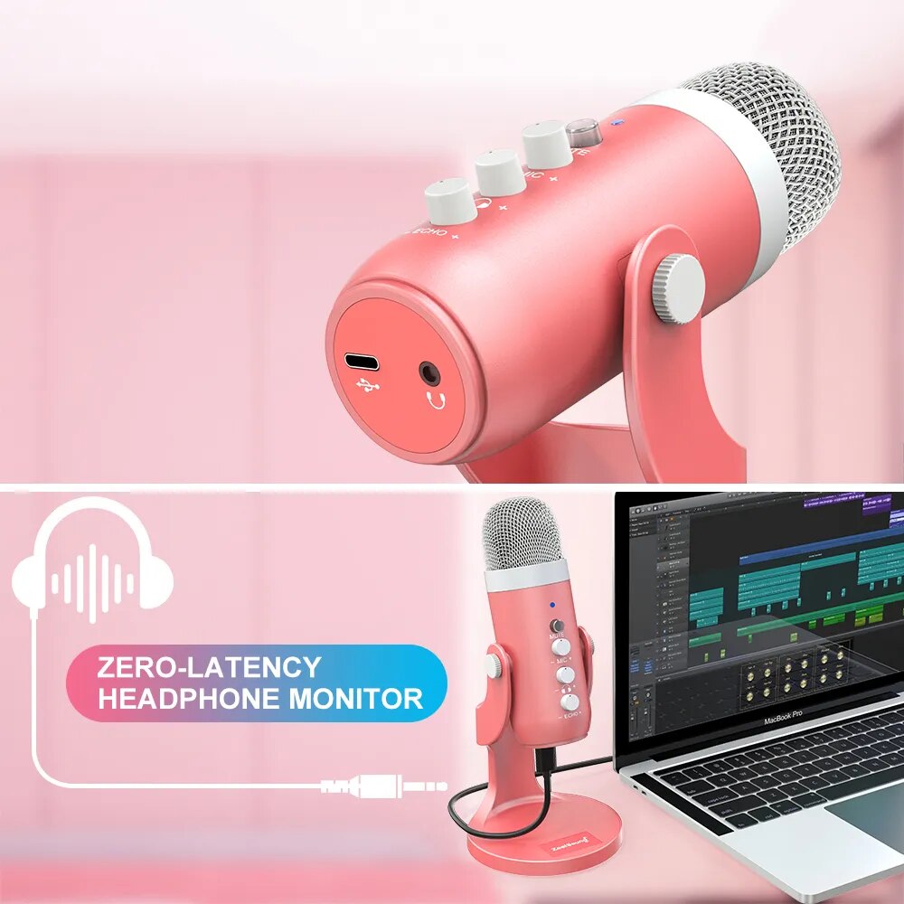 Haomuren USB Condenser Microph – Streaming Mic Condenser recenzja i cena
