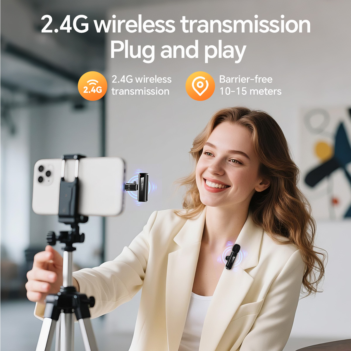 HOCO L20A Wireless Lavalier La – Streaming Mic Condenser recenzja i cena