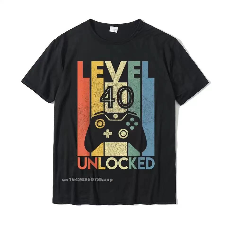 Level 40 Unlocked Funny Video  – Esports Gaming Shirts recenzja i cena