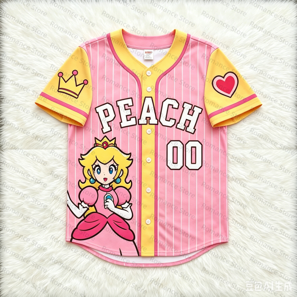 Super Mario Baseball Tops for  – Esports Gaming Shirts recenzja i cena