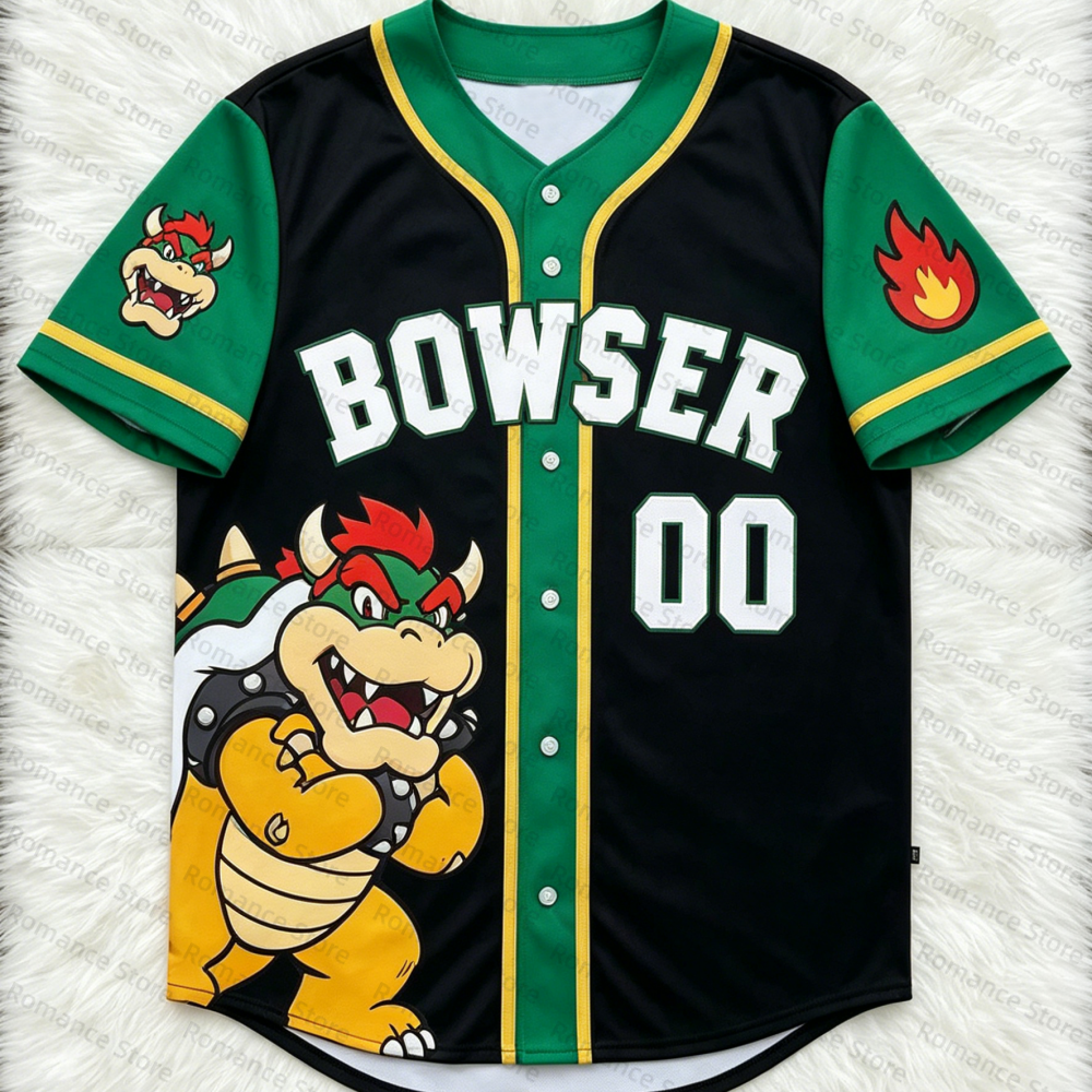 Super Mario Baseball Tops for  – Esports Gaming Shirts recenzja i cena