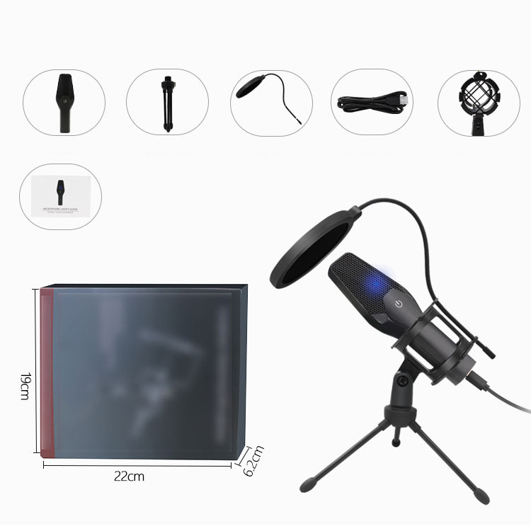 USB Metal Condenser Gaming Mic – Streaming Mic Condenser recenzja i cena