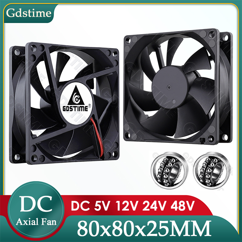 Gdstime DC 5V 12V 24V Fan 80mm – Esports Gaming Fan recenzja i cena