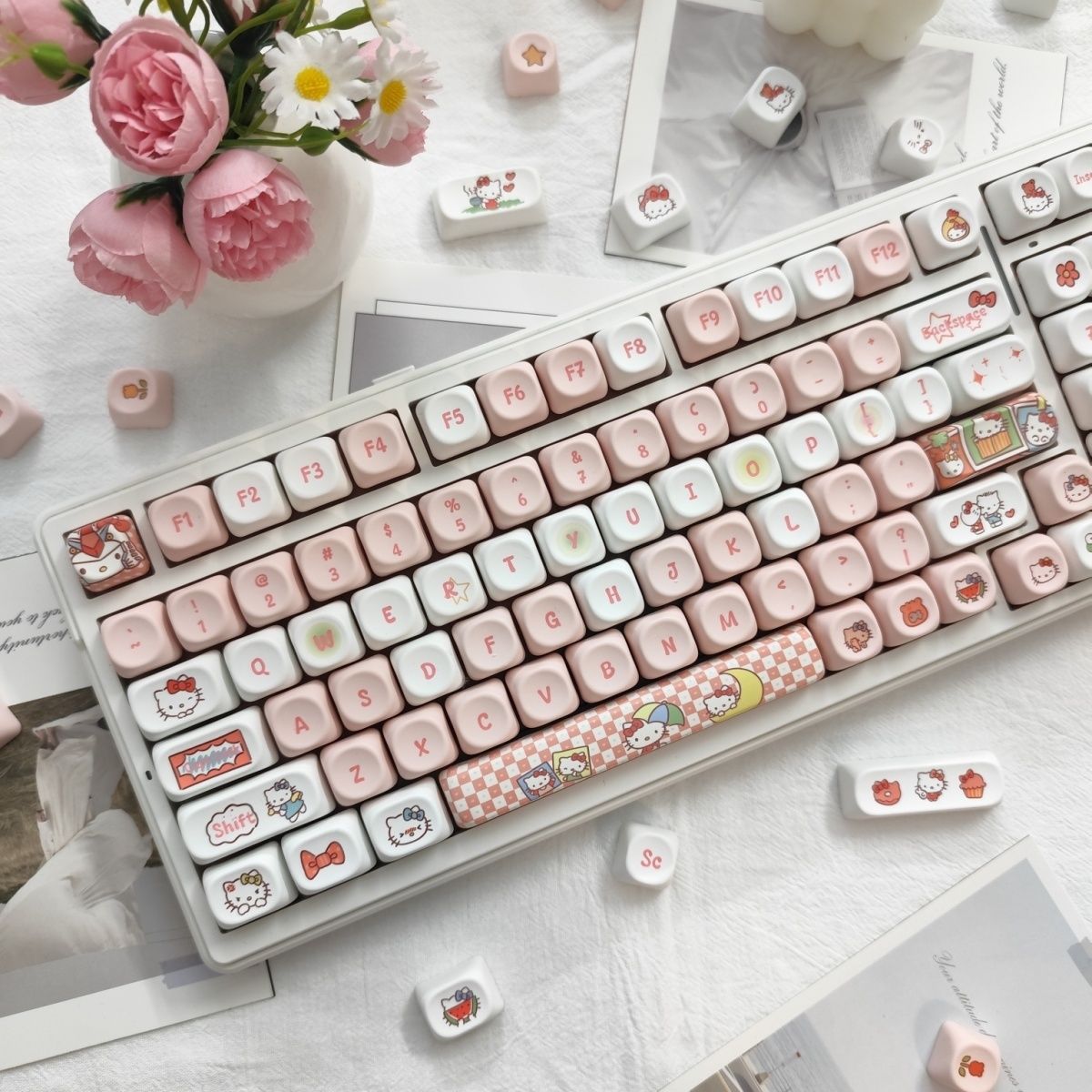 Anime Sanrio Hello Kitty Keyca – Esports Gaming Keyboard recenzja i cena