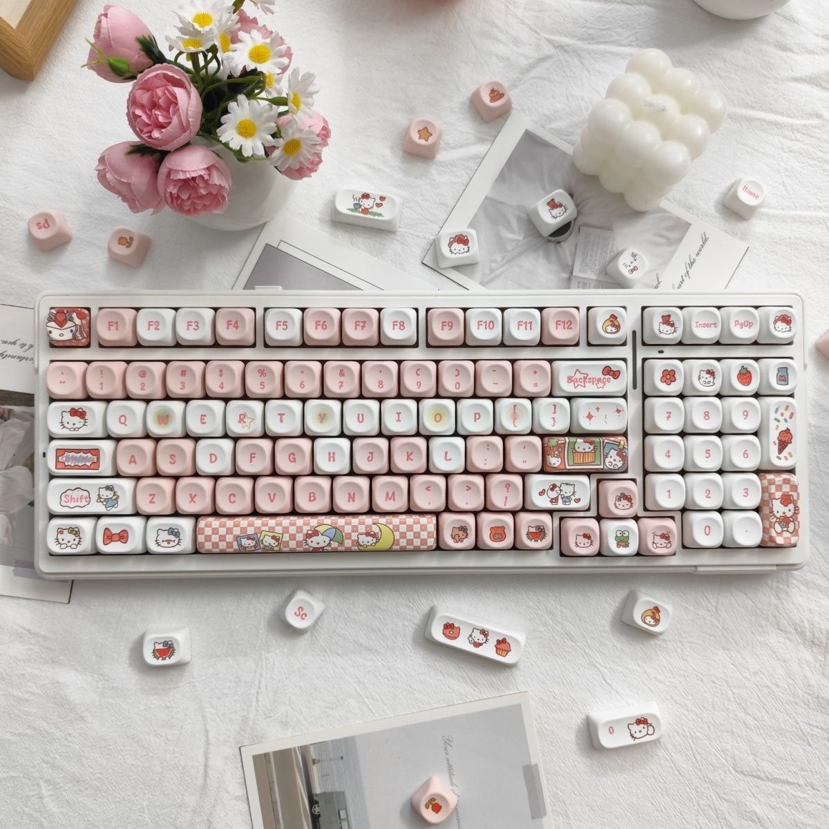Anime Sanrio Hello Kitty Keyca – Esports Gaming Keyboard recenzja i cena
