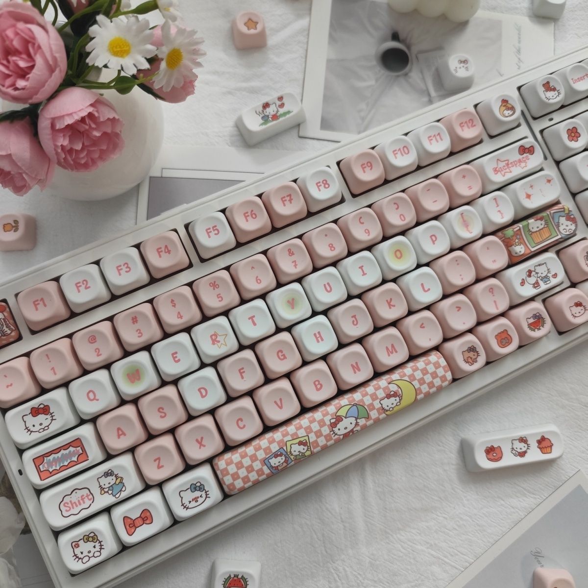 Anime Sanrio Hello Kitty Keyca – Esports Gaming Keyboard recenzja i cena