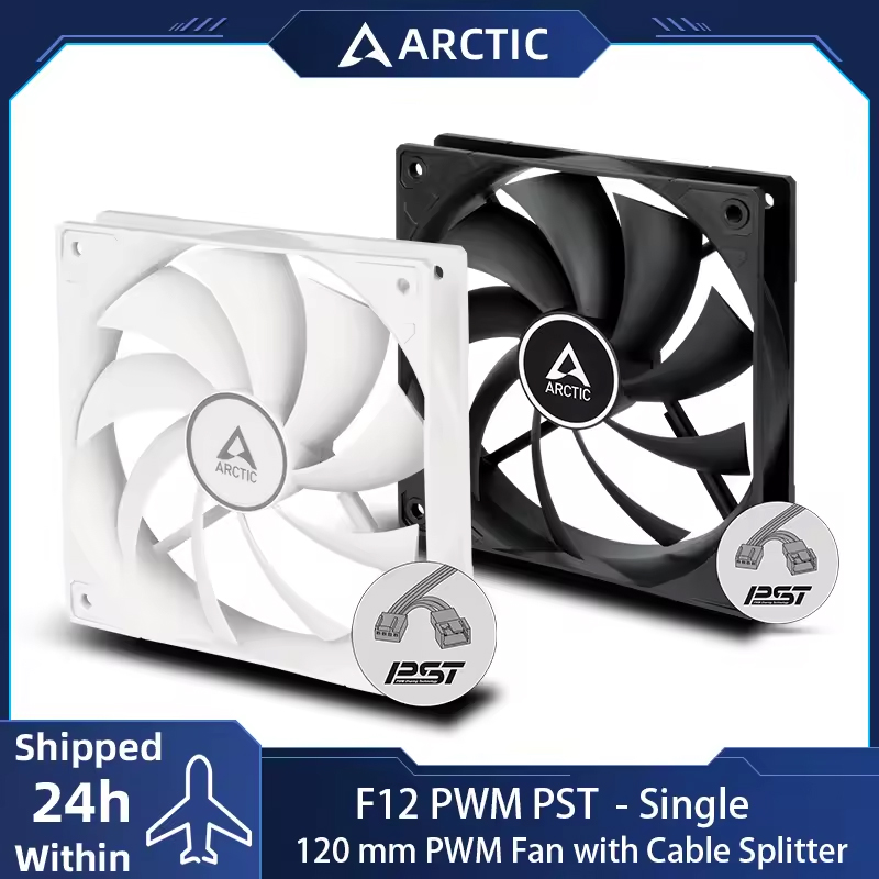ARCTIC F12 PWM PST 120mm Fan,  – Esports Gaming Fan recenzja i cena