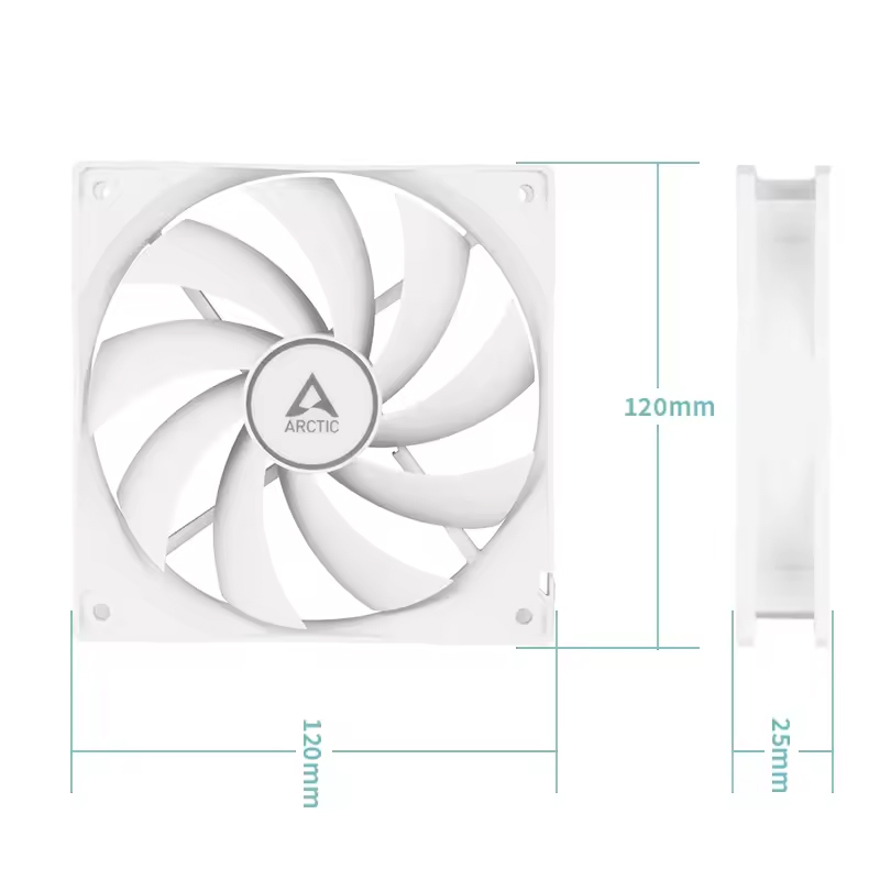 ARCTIC F12 PWM PST 120mm Fan,  – Esports Gaming Fan recenzja i cena