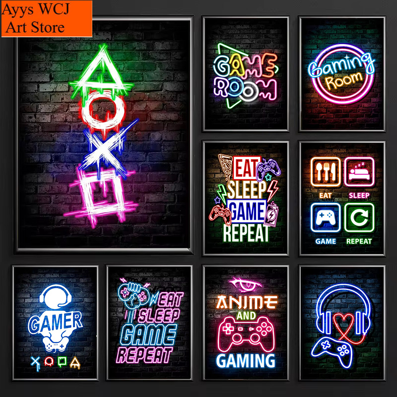 1pc frameless Canvas Painting  – Gaming Esports Esports recenzja i cena