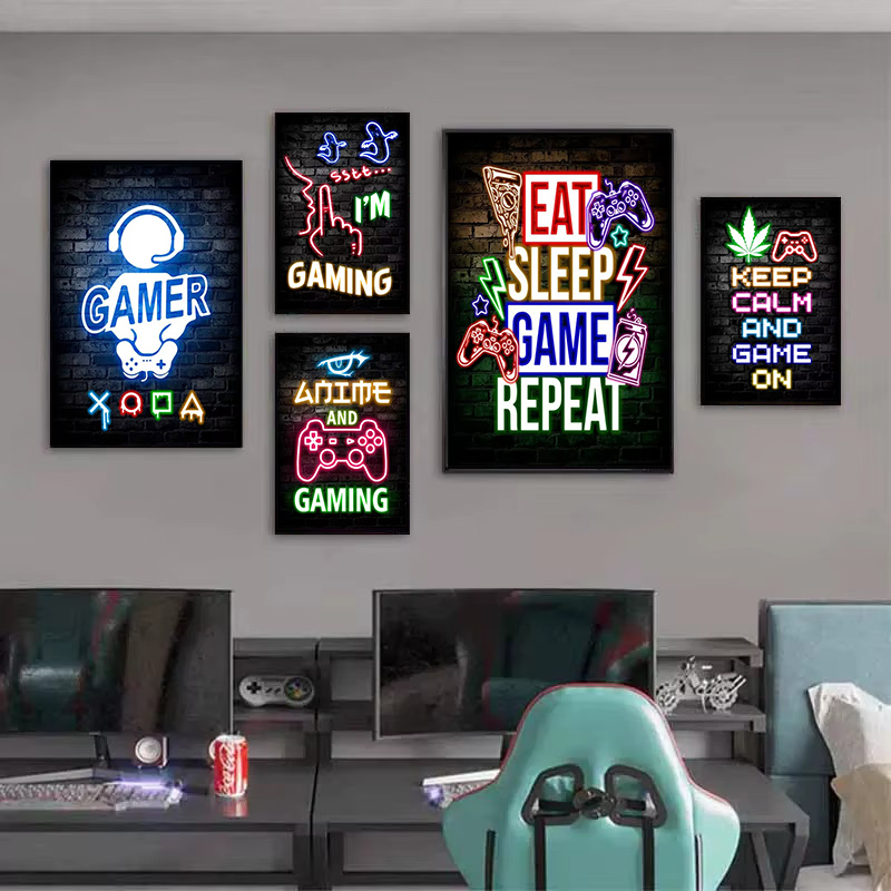 1pc frameless Canvas Painting  – Gaming Esports Esports recenzja i cena