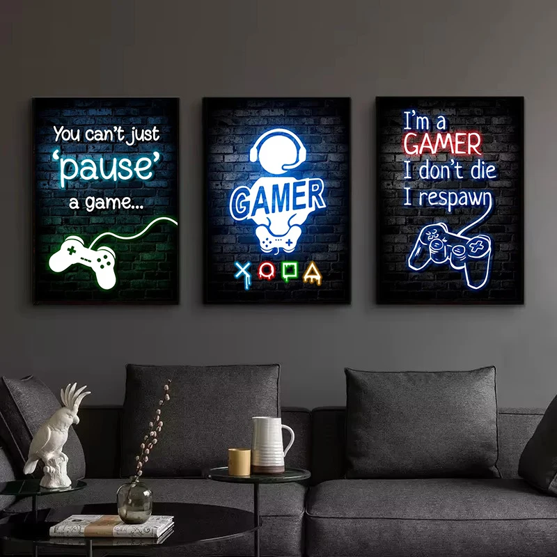 1pc frameless Canvas Painting  – Gaming Esports Esports recenzja i cena