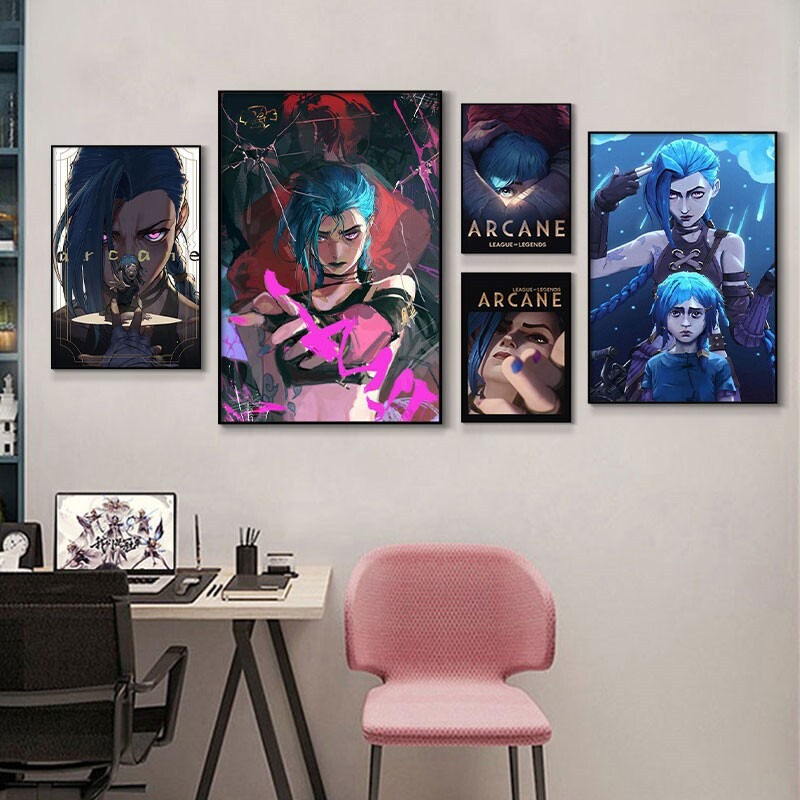 Arcane Jinx Close-Up Poster Un – Gaming Esports Esports recenzja i cena
