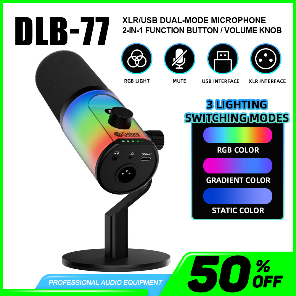 Professional USB XLR Dynamic M – Streaming Mic Condenser recenzja i cena