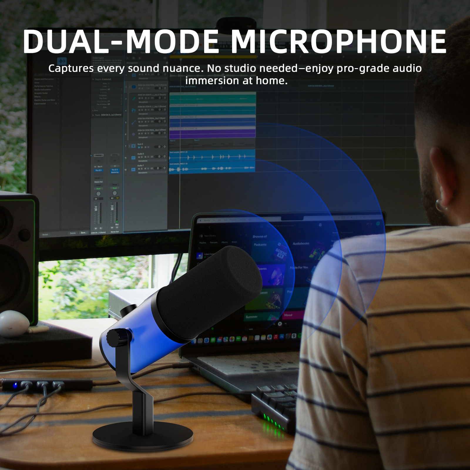 Professional USB XLR Dynamic M – Streaming Mic Condenser recenzja i cena