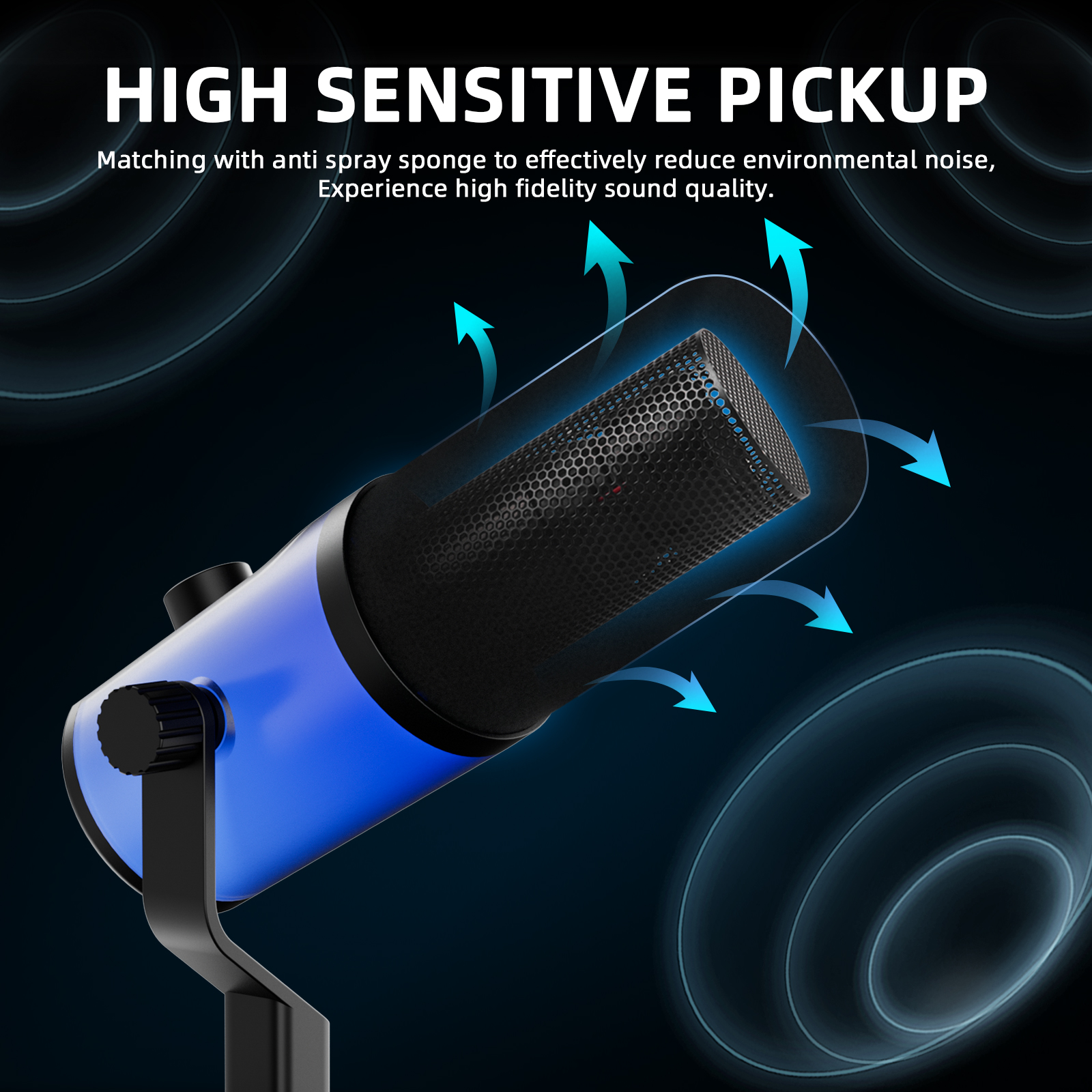 Professional USB XLR Dynamic M – Streaming Mic Condenser recenzja i cena