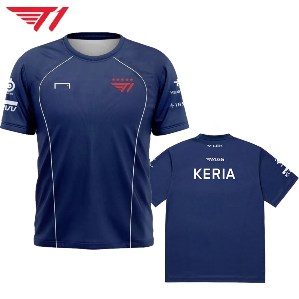 T1 Esports Jersey – Navy Blue  – Esports Gaming Logo recenzja i cena