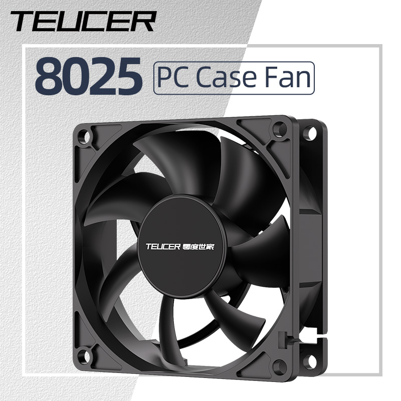 Teucer 8025 PC Case Fan 12V  B – Esports Gaming Fan recenzja i cena