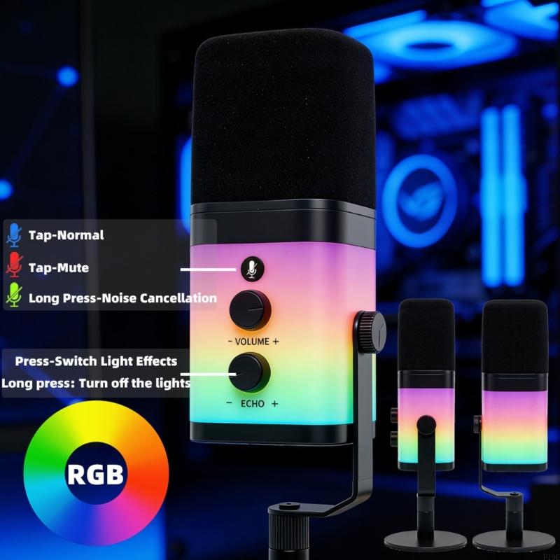 Desktop Condenser Mic With USB – Streaming Mic Condenser recenzja i cena