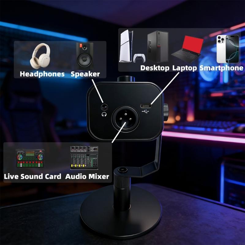 Desktop Condenser Mic With USB – Streaming Mic Condenser recenzja i cena