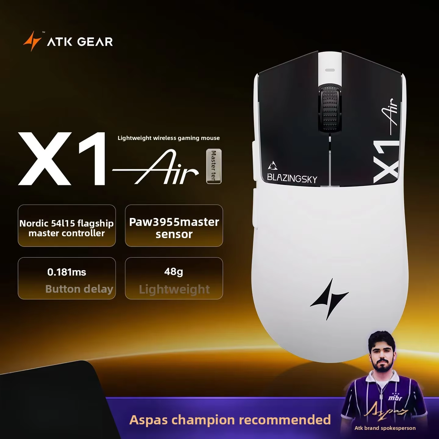 New ATK Blazing Sky X1 Air Ult – Ultimate Esports Gaming recenzja i cena
