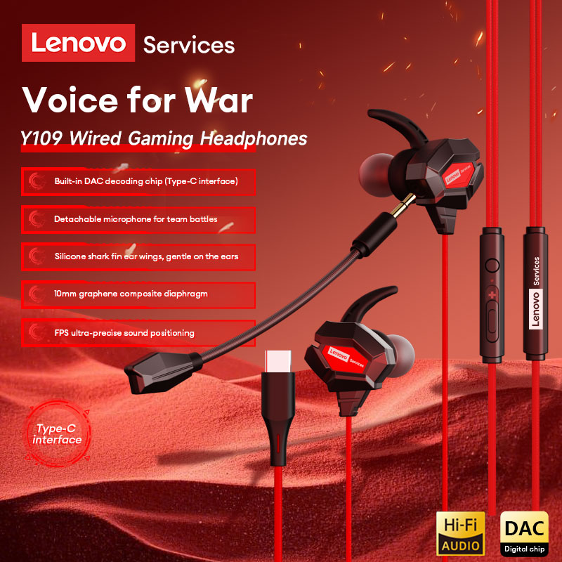 Lenovo Y109 Wired Gaming Heads – Esports Gaming Phone recenzja i cena