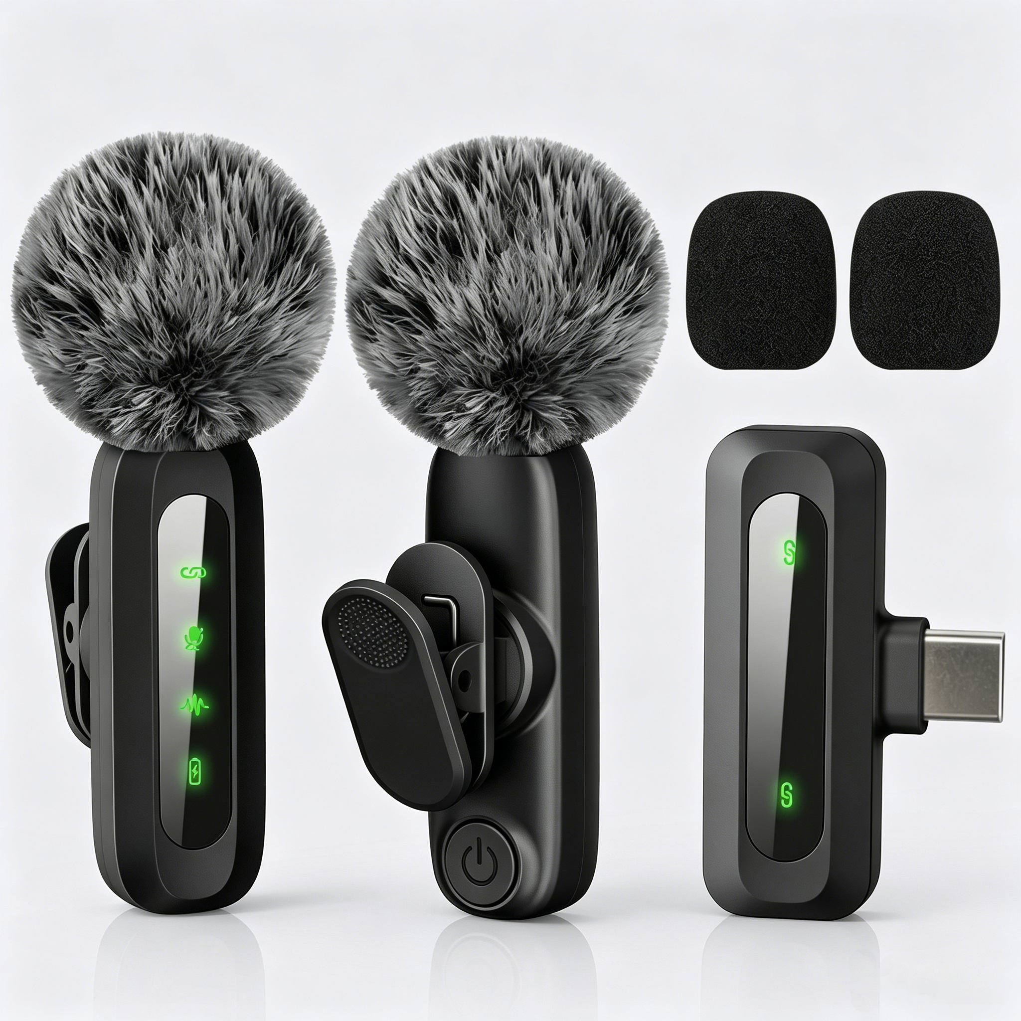 Type-C Port Wireless Lavalier  – Streaming Mic Condenser recenzja i cena