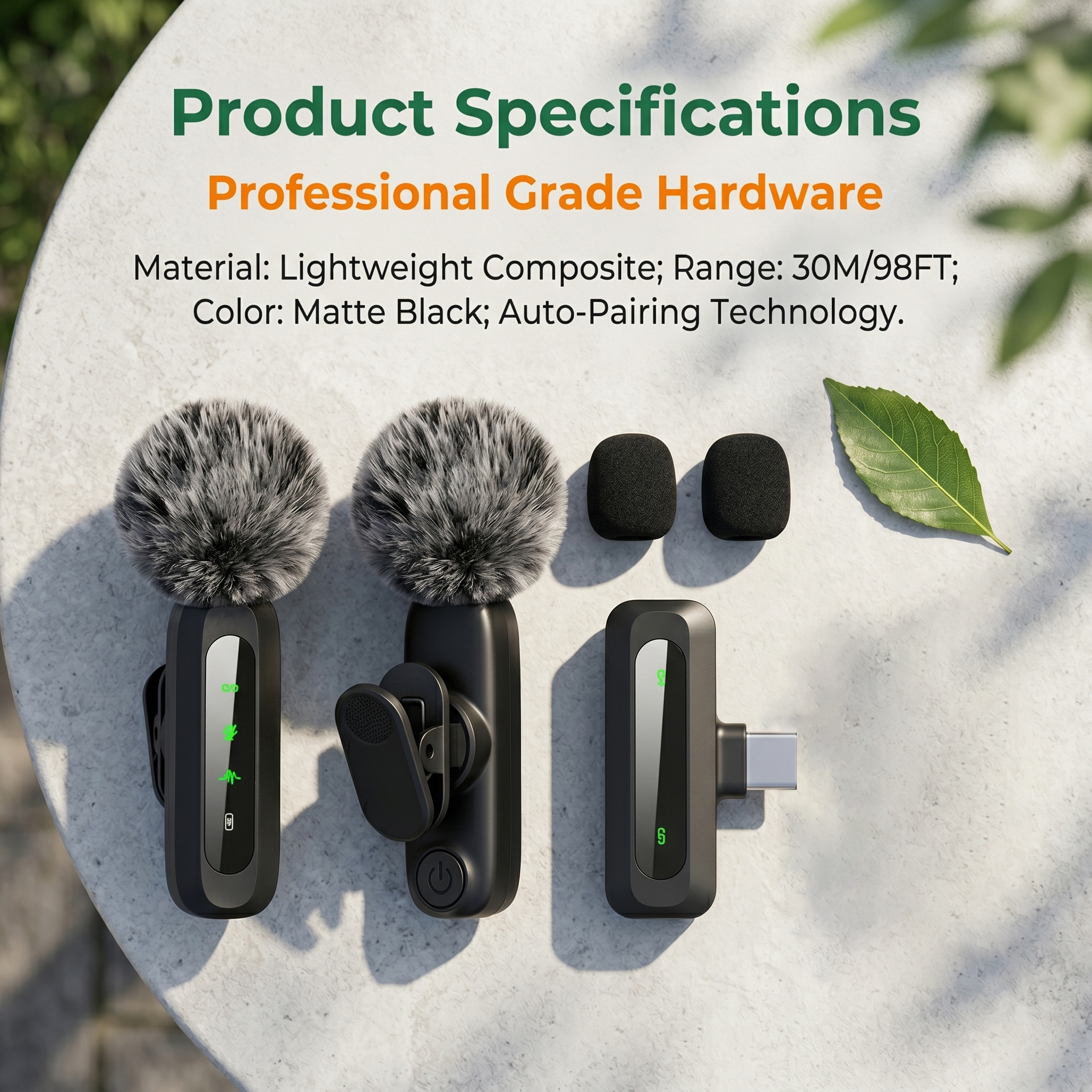 Type-C Port Wireless Lavalier  – Streaming Mic Condenser recenzja i cena