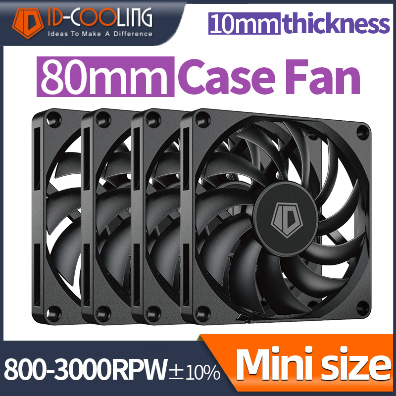 ID-COOLING 80mm PWM 800-3000RP – Esports Gaming Fan recenzja i cena