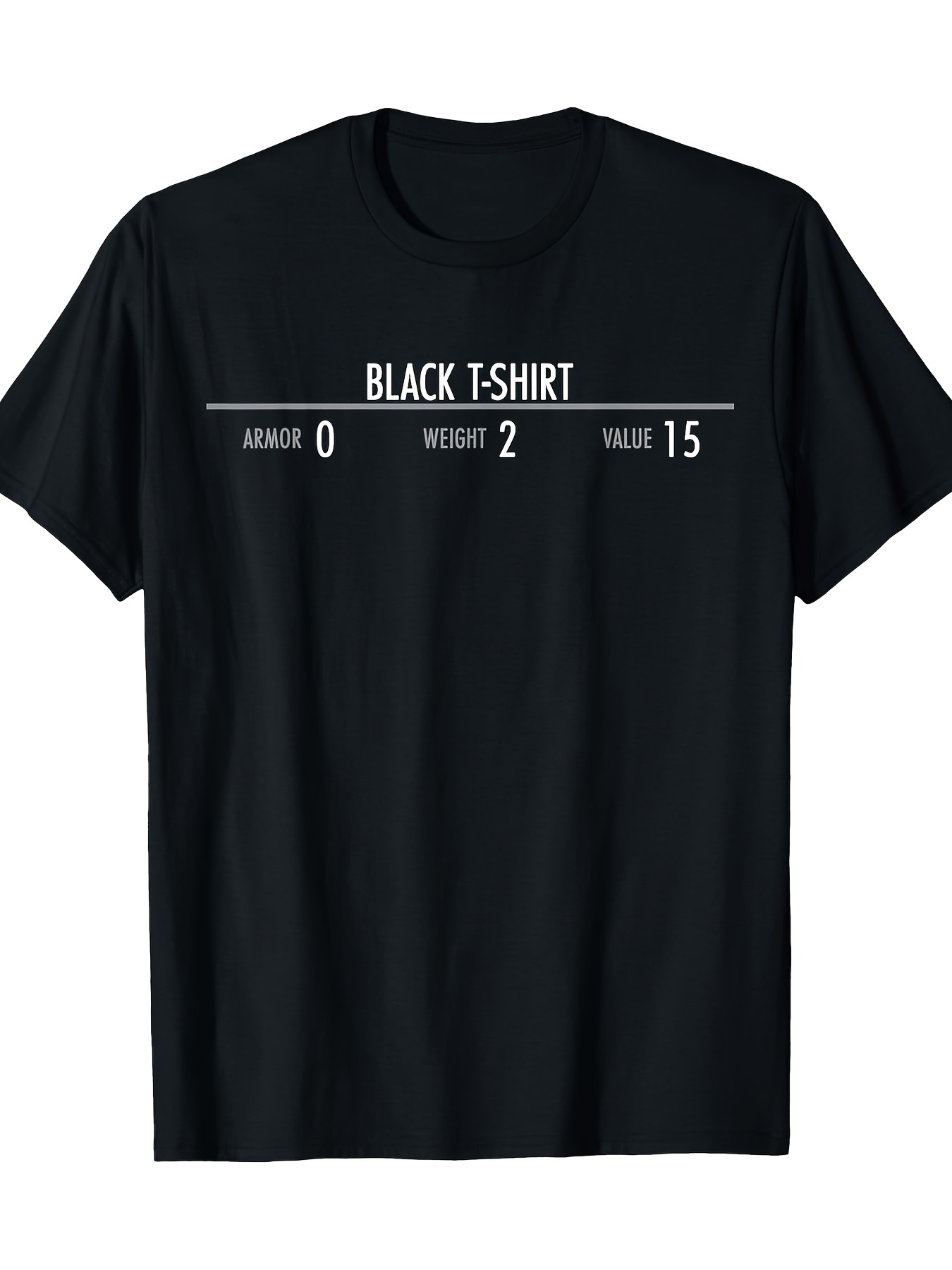 Skyrim Armor Stats Graphic Tee – Esports Gaming Shirts recenzja i cena