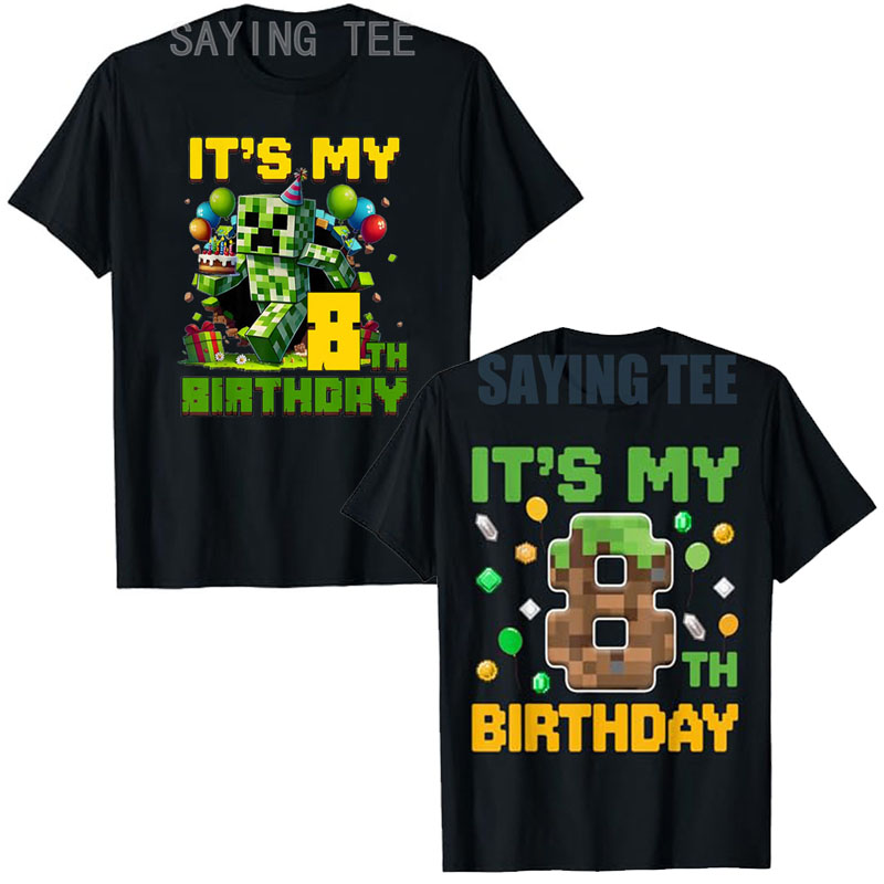 Birthday Boy It's My 8th Birth – Esports Gaming Shirts recenzja i cena