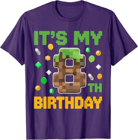 Birthday Boy It's My 8th Birth – Esports Gaming Shirts recenzja i cena