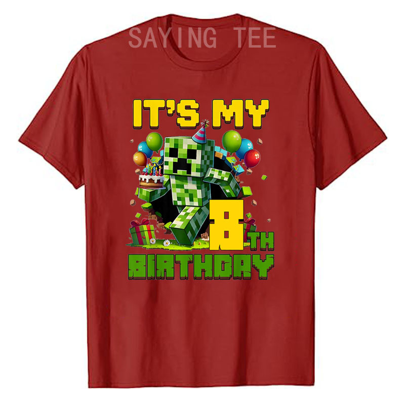 Birthday Boy It's My 8th Birth – Esports Gaming Shirts recenzja i cena